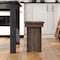 Flash Furniture HERCULES 8' x 12" Antique Rustic Mahogany Solid Pine Folding Farm Bench with 3 Legs XA-B-96X12-L-MG-GG - alternate 9